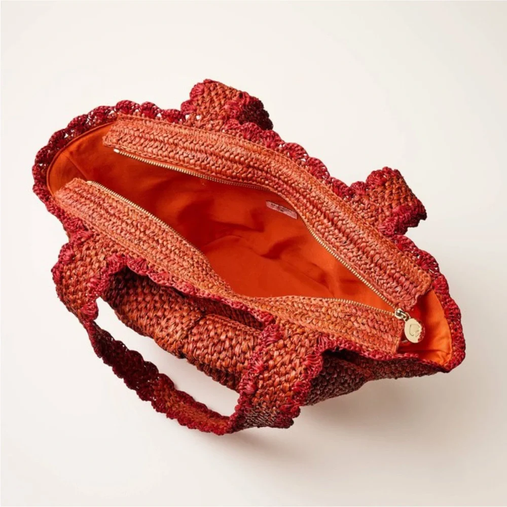 ♠️ Raffia Bow Tote Bag Red - Kate Spade New York x Target ♠️